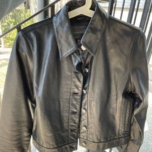 Vintage banana republic leather jacket